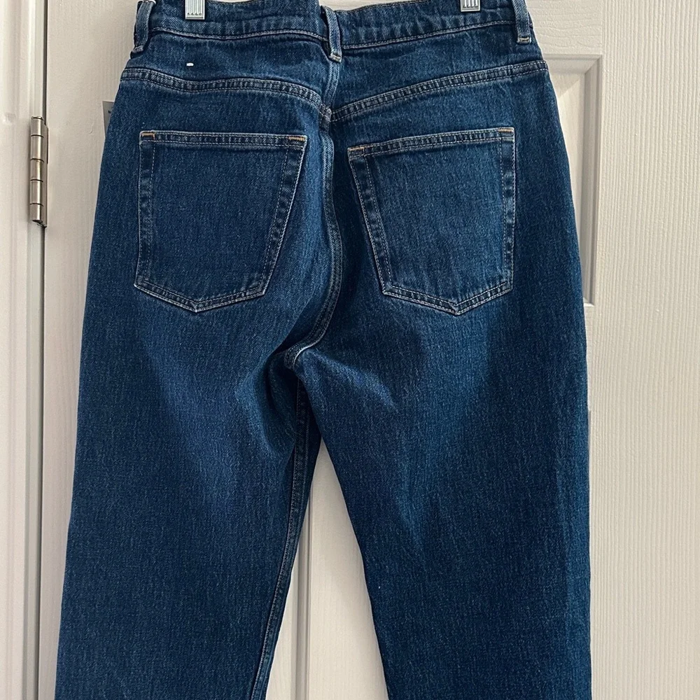 Favorite Cut Denim Dark Wash Classic Women’s 29 Slim Leg Straight Casual - Picture 7 of 13
